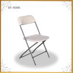 Hot wholesale white plastic folding chair-SF-K096