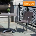 Hot sale rattan garden moritz Aluminum Chair-U1464T&amp;U1464C