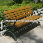 WPC casting iron garden bench