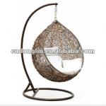 Outdoor Rattan Furniture Patio Garden Wicker Hanging Egg Swing Chair