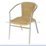 Aluminum rattan chair