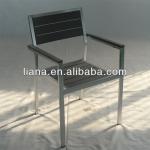 High quality top grade aluminum stacking chair