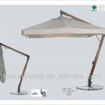 Outdoor furniture with polyster umbrella-