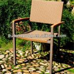 aluminium rattan stacking chair