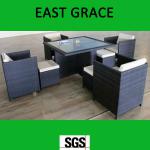 PE SGS outdoor rattan furniture of PE outdoor garden coffee rattan chair