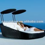 outdoor rattan furniture daybed, new fashion