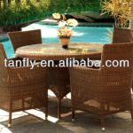 Wicker table set - Patio dining furniture