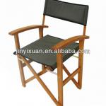 Hot sales! Folding canvas wooden director chair / Black canvas folding chair-TC008