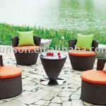 2011 New Style Modern Garden Rattan Chair-1268CT(Table)