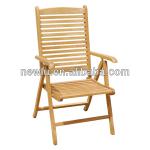 teak wooden folding chair FSC approved