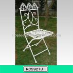 White Metal Garden Chair with Newly Design