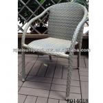 Ergonomic Leisure Chair PE Rattan For Garden Use-RQ14018