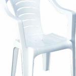 Plastic white outdoor party chair