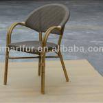Restaurant outdoor furniture of imitation bamboo dining chairs
