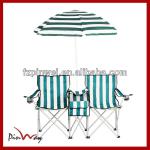 camping folding table and chair set