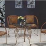 OTT-1134, Good quality rattan garden chair set