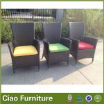 Hot sell outdoor chair stackable restaurant wicker chair