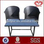 2 pcs outdoor rattan chair