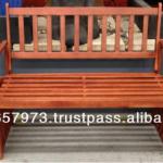 Bench with planter boxes