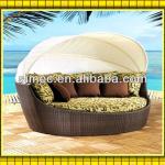 garden wicker rattan outdoor daybed SCRB-002