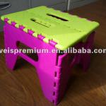 PP Plastic colorful Portable Folding Step Stool-FS002