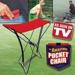 Pocket chair / folding chair / metal chair