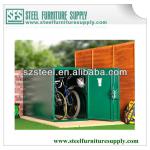 Metal Twin Bike Locker for Outdoor Use