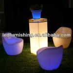 Patio LED Cocktail Tables With Glass LG-3510&amp;6935-LG-3510&amp;6935