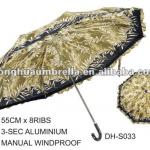 windproof ladies ruffle umbrella-DH-S033