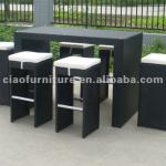 AG - outdoor garden rattan bar set 2031+8024