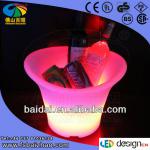 LED dining room ice pail in plastic