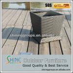 Plastic Rattan Aluminium Frame Indian Flower Pot C232-6