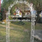 Beautiful outdoor white metal wedding arch trellis for sale