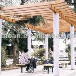 high quality garden wooden gallery with bench LT-2118D