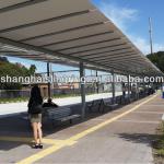 Hot sale OEM HDG bus shelter design