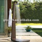 GH-SHOWER-05,Resin Wicker Outdoor Shower,Poly Rattan Garden Shower,Swimming Pool Shower,Garden Accessories