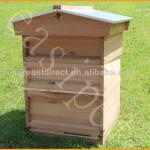 National Bee Hive Gabled Roof Cedar New 2 Super 1 Brood Beekeeping Beehive