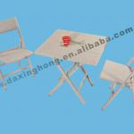 Folding rattan outdoor furniture set