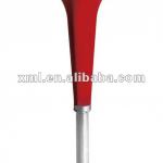 red ABS plastic round bar stool