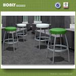 Plastic outdoor bar furniture pe rattan barstools-HLWBC716