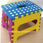Plastic coloured folding stool closeout, foldable chair stocklot