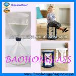 2014 New concept stool with hourglass design made in plastic or wood-BW-7071
