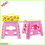 Plastic outdoor folding step stool with printing-A904205