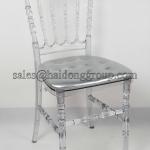 Clear crystal Resin Napoleon Chair Made with Brand Raw Material/Resin Napoleon Chair-