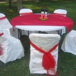 Banquet folding tables and chairs