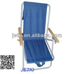 folding portable outdoor wooden high back beach seats-JK-ST56