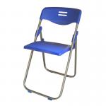 cheap easy living room lounge metal plastic folding dining chair-CDP001