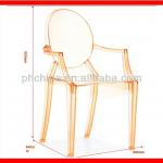 JAC-013 Colored Plastic Ghost Chair,Clear Ghost Chair for Wedding,Plastic Wedding Chiar-JAC-013
