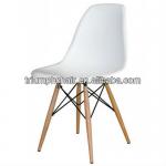 White Eames DSW chair/Eames White Dining Chair/Eames DSW Side Chair