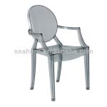 China Manufacturer Taizhou Sea-hero PC Italian Design Louis Ghost plastic Chair